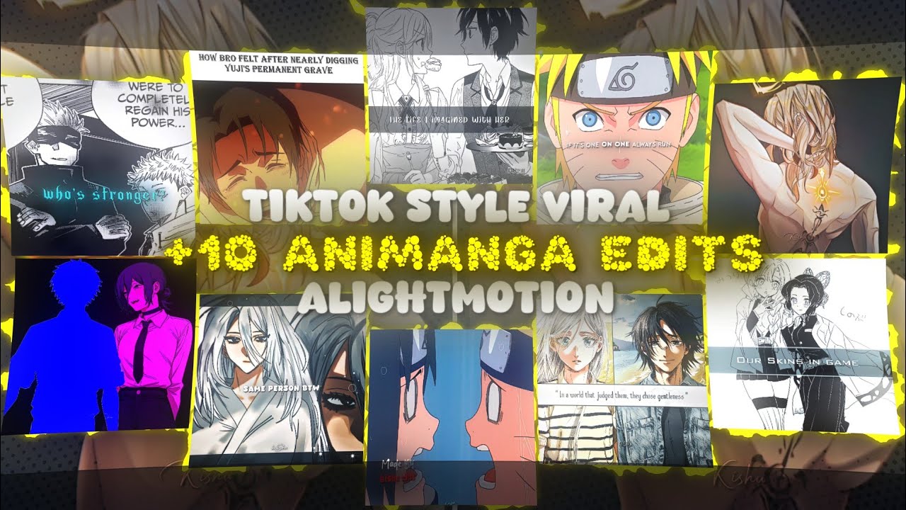 10+ AE Like Anime Edits! || Preset/XML ||Alight Motion || #alightmotion #anime #jjk #manga