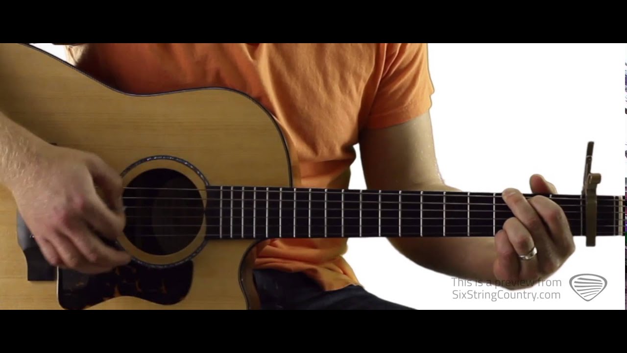 Roller Coaster - Guitar Lesson and Tutorial - Luke Bryan