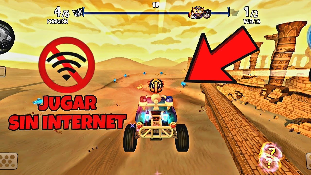 CON Este BUG Se Puede JUGAR Beach Buggy Racing 2 SIN INTERNET 