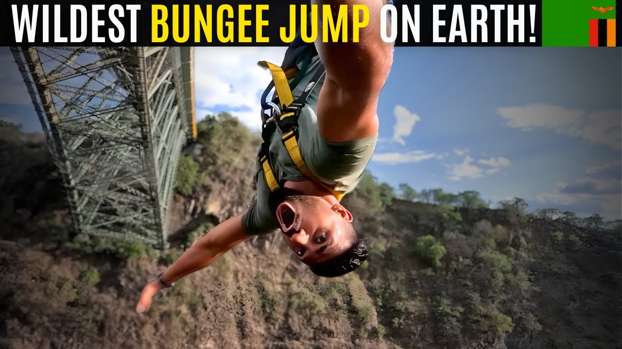 Jumping Over Crocodiles & Dining in Jungle of Zambia! 🇿🇲