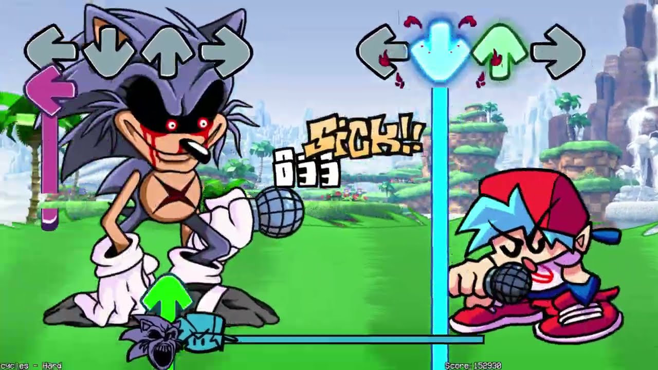 Friday Night Funkin' VS Lord X 2nd Song - Fate (FNF Mod/Hard) (SONIC.EXE 2.0 Unused Song)