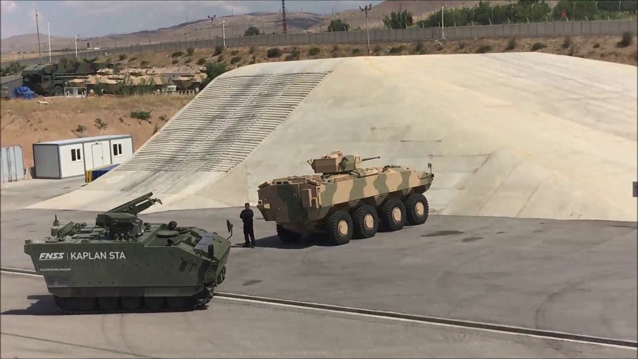 FNSS'NİN ÜRETTİĞİ KAPLAN STA TANK AVCISI TEST ALANINDA