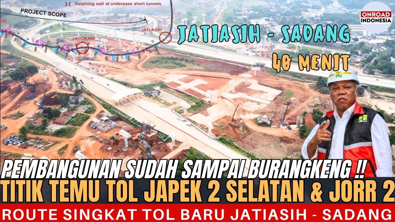 Tol Langsung JATIASIH - SADANG 64KM (JAPEK 2 SELATAN) Selesai 2025 | Pembangunan Masiv SS BURANGKENG