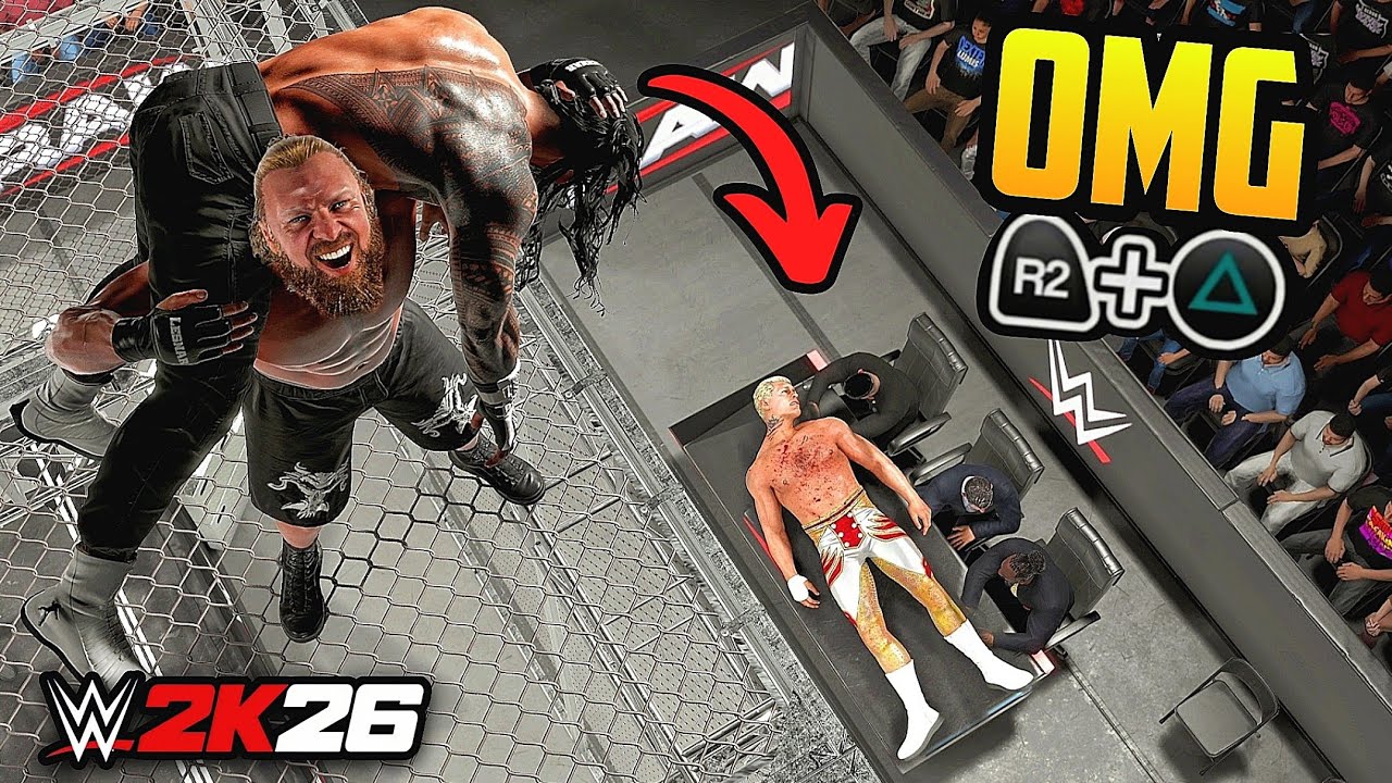WWE 2K26: Первые экстремальные моменты, которые вы должны увидеть!