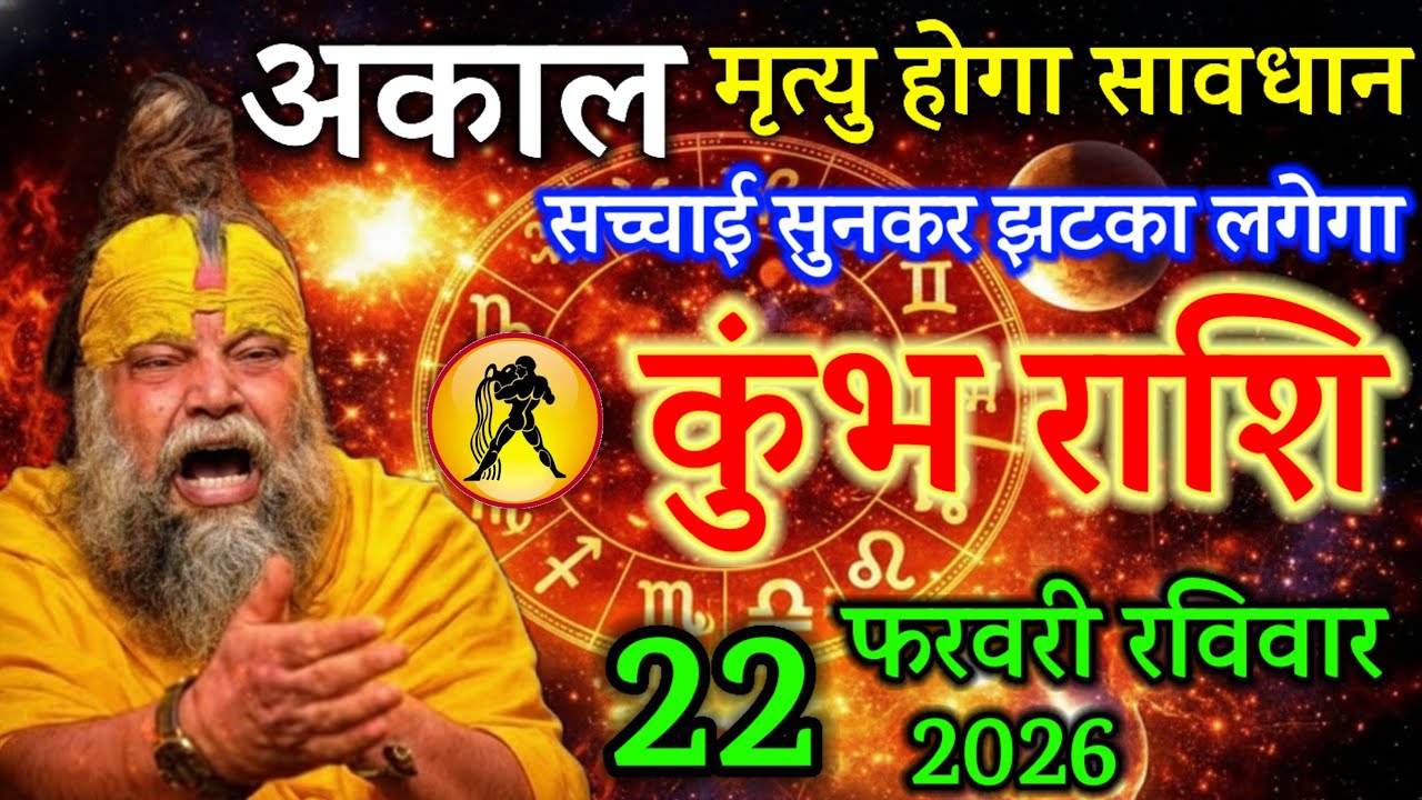कुम्भ राशि 07 फरवरी 2026 सावधान अकाल मृत्यु मंडरा रहा है सिर के ऊपर अंतिम सास की तैयारी कर लो 