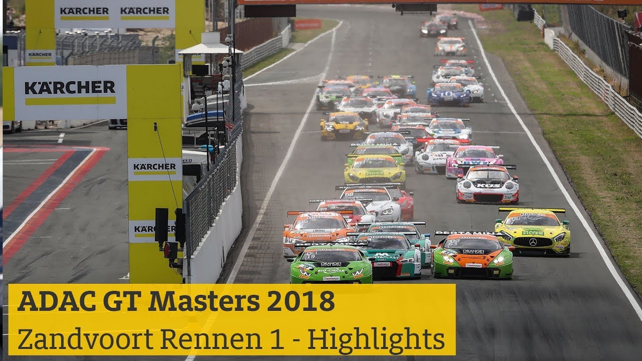 Highlights ADAC GT Masters Rennen 1 Zandvoort 2018