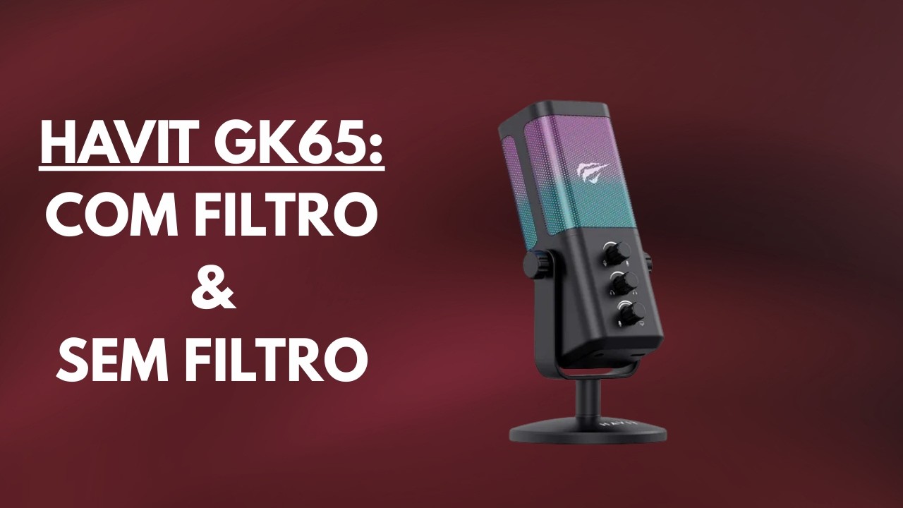Review Completo MICROFONE HAVIT GK65. Vale a Pena COMPRAR? 😱