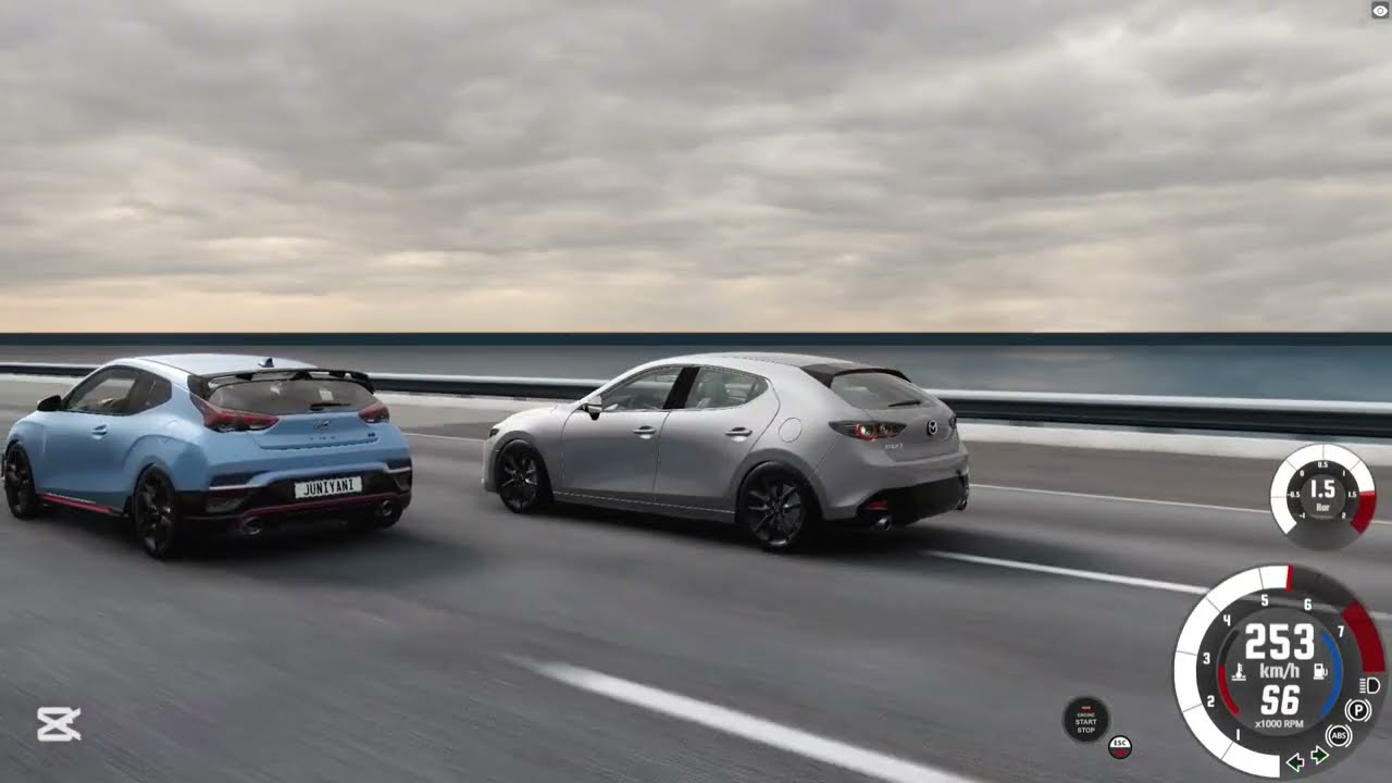 Hyundai Veloster N-line Vs. Mazda 3