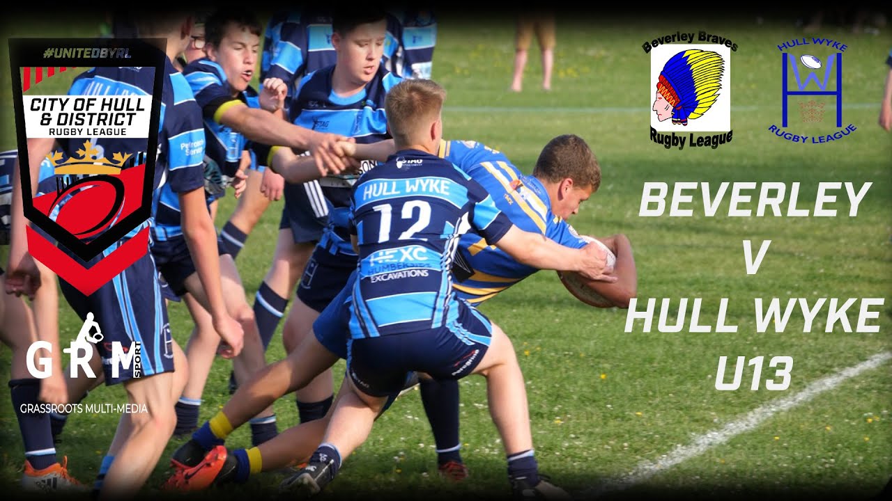 BEVERLEY BRAVES V HULL WYKE U13 | CITY OF HULL AND DISTRICT RUGBY LEAGUE | 2021