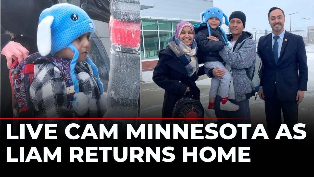 Minnesota LIVE Cam: 5-Year-Old Liam Comes Home After Judge Orders Release From ICE Custody | US News