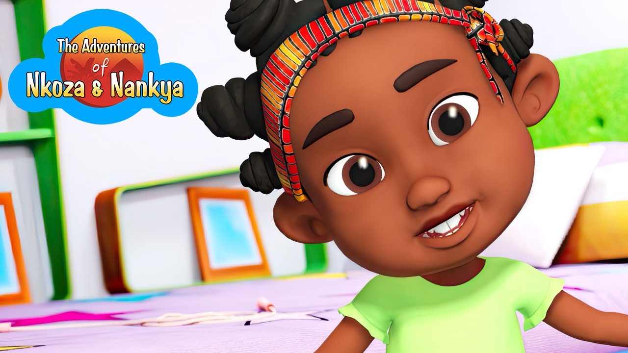 Nankya Dancing to Njabala Njabala for Kids ~ Nkoza & Nankya | Kids Songs