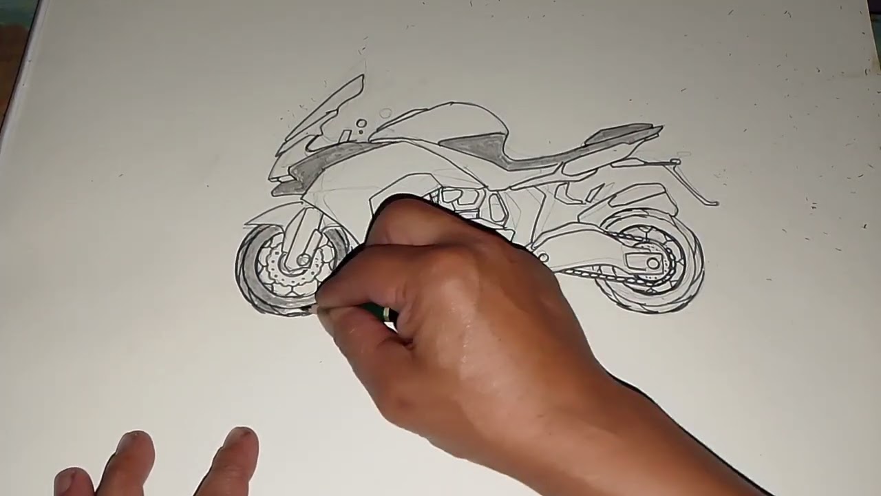 MORA T 900cc Drawing Motorcycle Design Motor Sport 900cc @Abinarizachannel