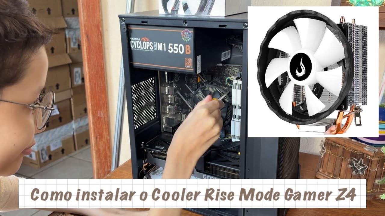 Meu PC parou de esquentar! Teste real do Cooler Rise Mode Z4 no Intel