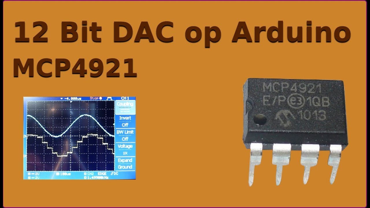 12Bit DAC op Arduino (zonder extra library)