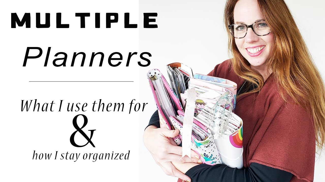 Multiple Planners | What I use them for and How I stay organized
