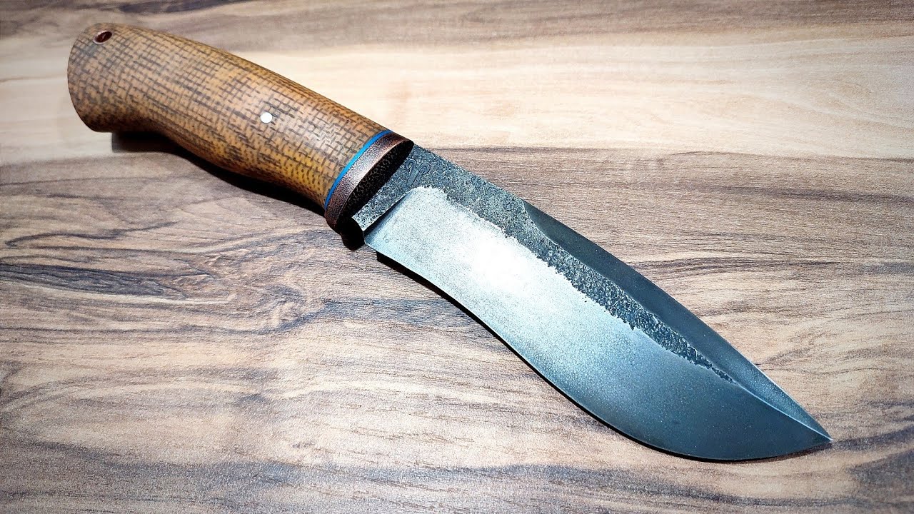Нож из стали 9ХС (поперечная ковка)