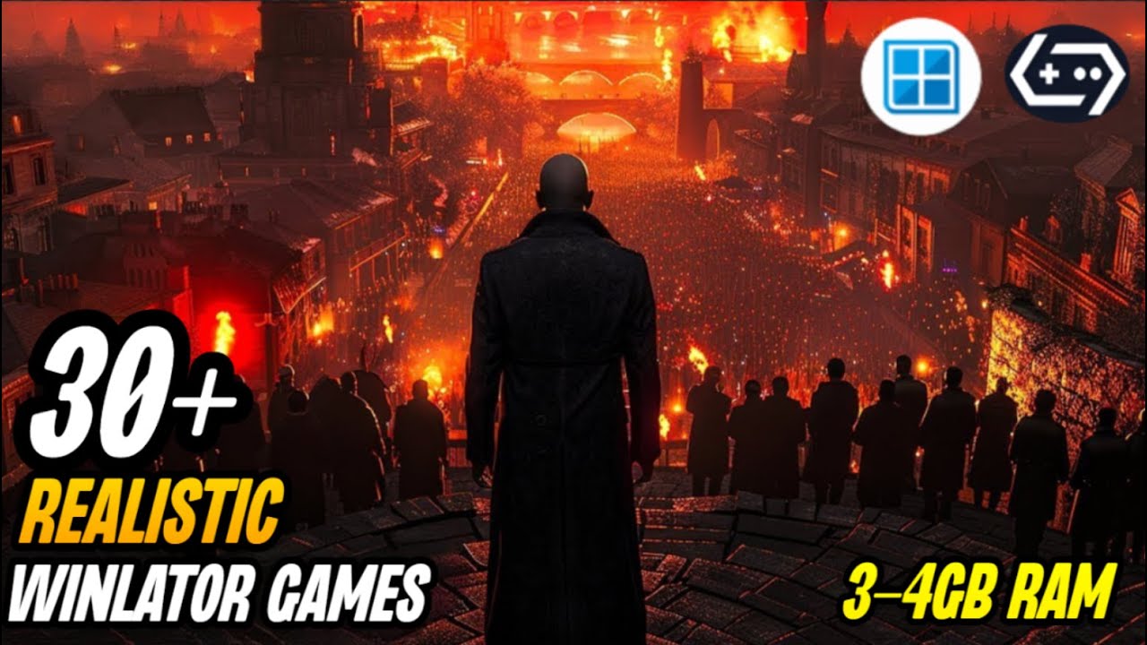 30 Best Realistic Games For Winlator Android 2025 | For Only 3 - 4GB Ram