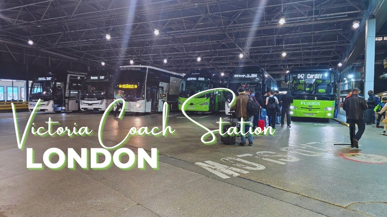 Touring London Victoria Coach Station 4K UHD