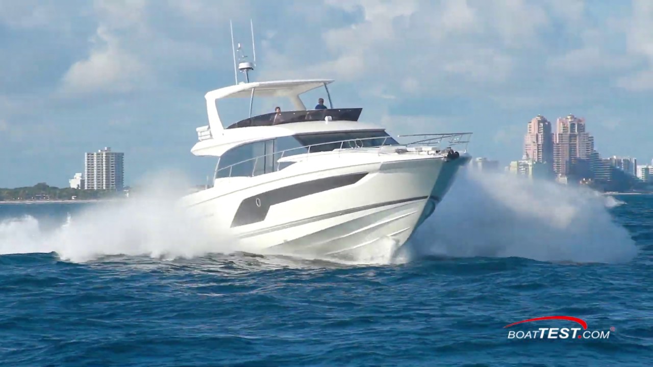 Prestige Yachts 590 (2019-) Test Video - By BoatTEST.com
