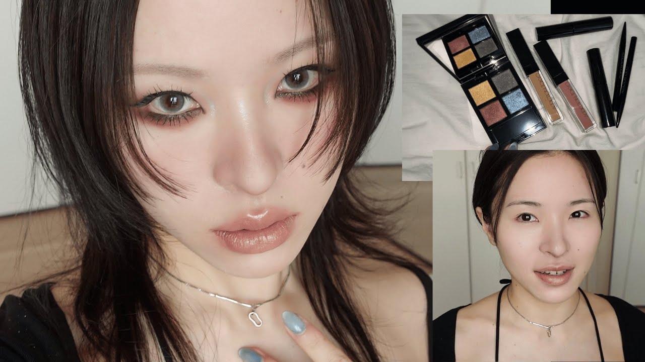 いったん自分やめたい時の透けスモーキーメイク🕷🖤