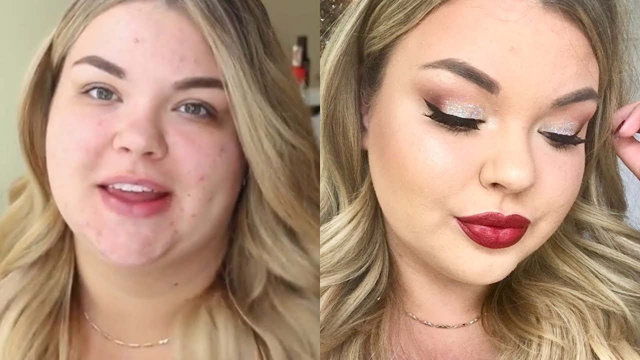 Chit Chat HOLIDAY Tutorial | Cranberry + Glitter Eyes