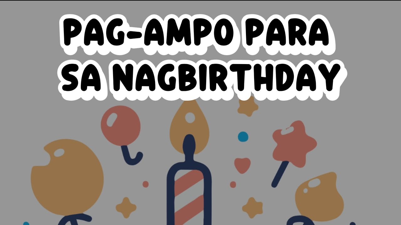 Pag-ampo para sa Nagbirthday