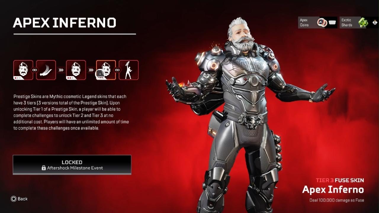 Apex Legends Aftershock - Fuse Prestige Skin, All Event Cosmetics & New Weekly Store Rotation