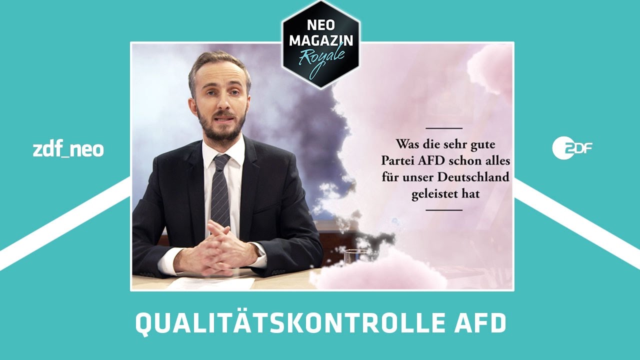 [Teil1] Was die sehr gute Partei AfD schon alles für Deutschland geleistet hat | NEO MAGAZIN ROYALE