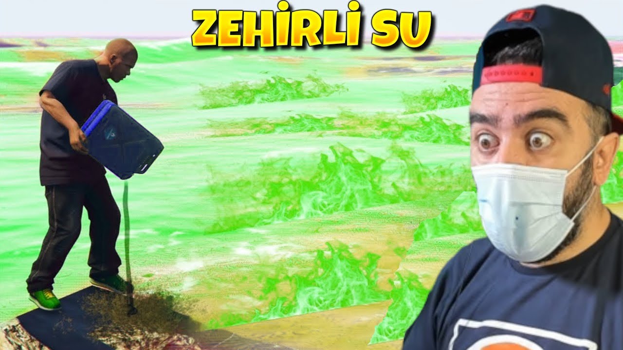 MAVI BIDONU SUYA DÖKERSEK ZEHIRLI SU OLUYOR - GTA 5 MODS