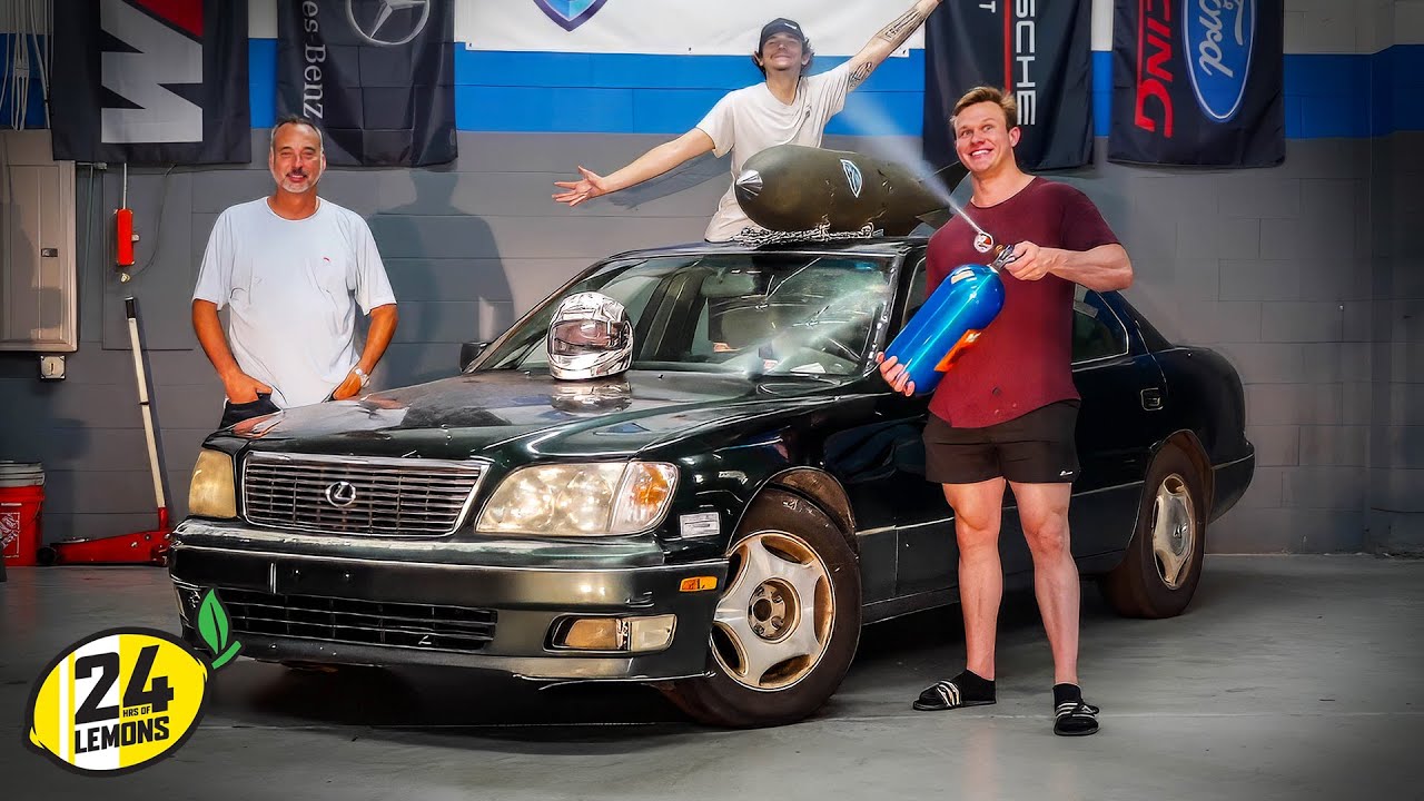 REVEALING OUR 24 HOURS OF LEMONS RACE CAR! Let The Build Begin!