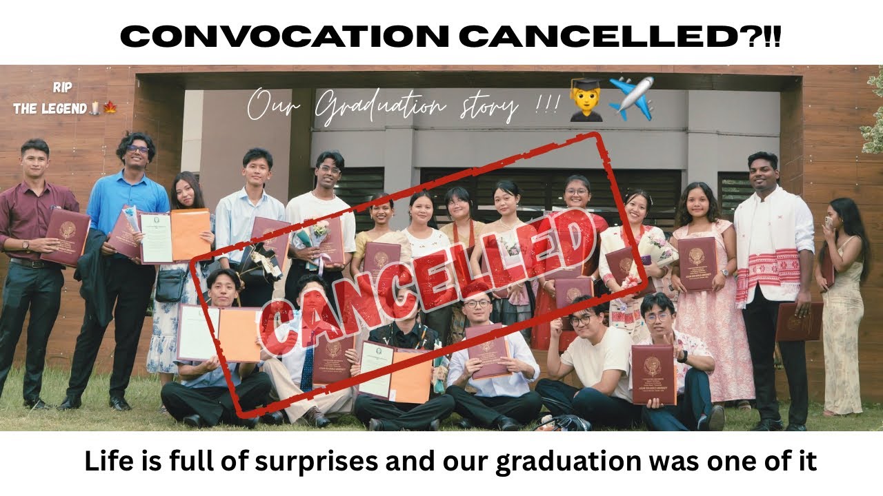 Our Cancelled Convocation Story | Assam Don Bosco University | 14th Convocation | 2025 #convocation 