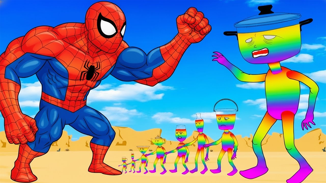 Evolution SPIDER MAN Vs Evoultion HULK: Returning of the Death SECRET | 2D Animation Film