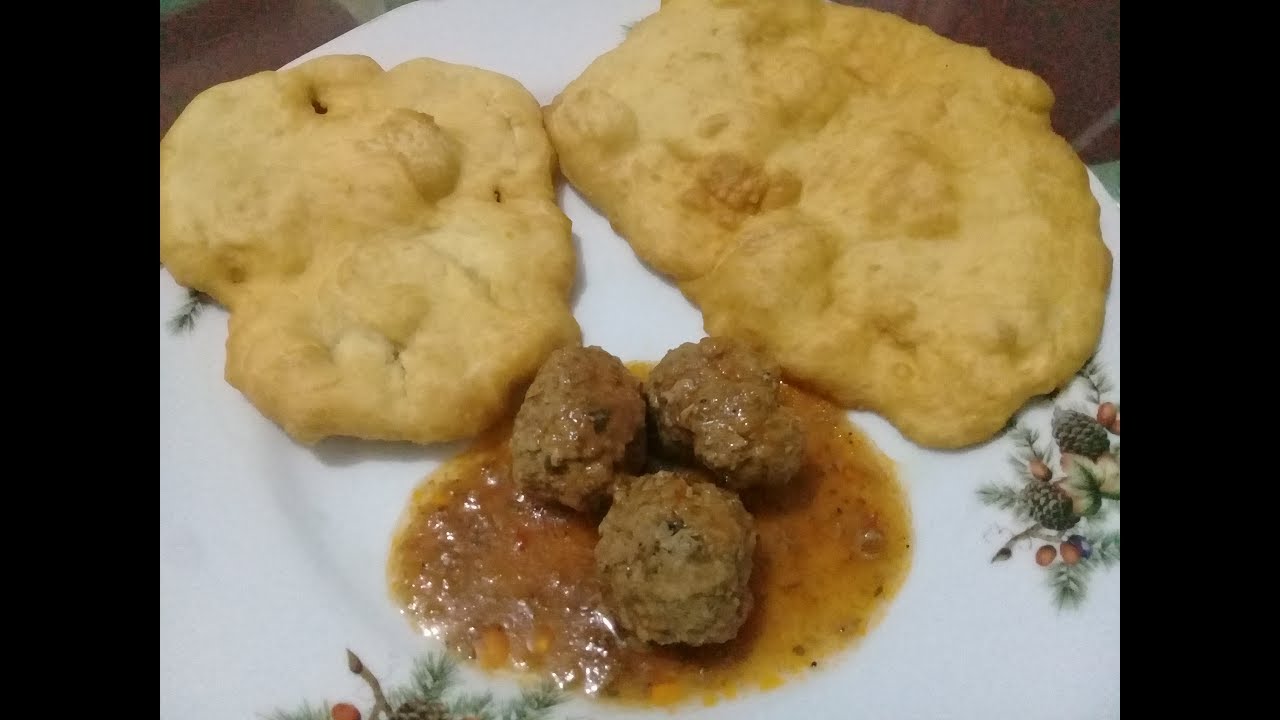 HOJALDRES CON BOLITAS DE CARNE. Aprendiendo con La Abuela Maribel.