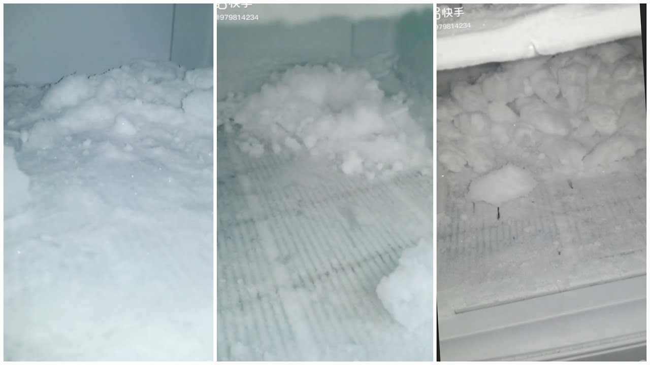 EP.209 | 10 minutes for FREEZER FROST | EATING ICE .asmr iceeating #freezerfrost #iceeating