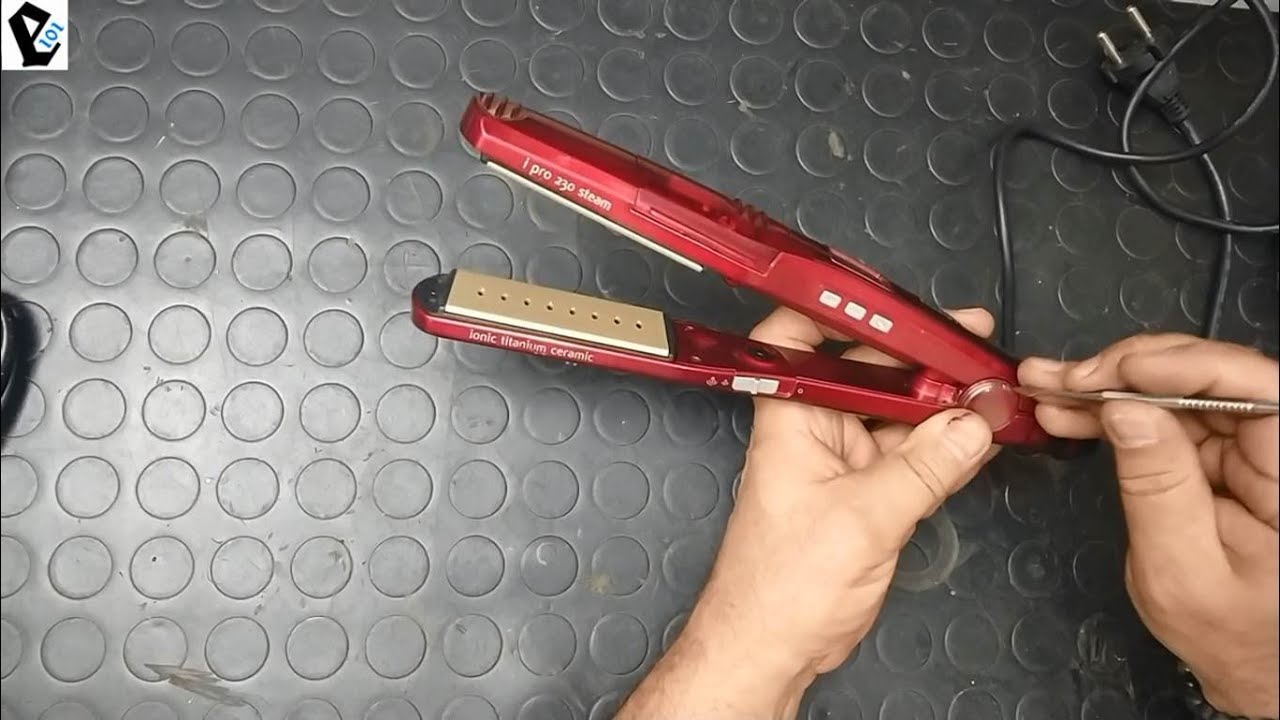 Saç Düzleştiricisi Sökümü ve Kablo Değişimi (BaByliss İ Pro 230)