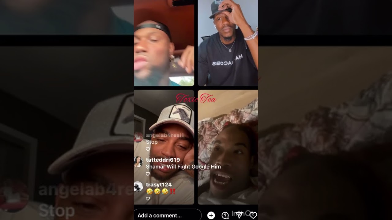 Milan adds Ty & Shamar to his live 😬🤔😳