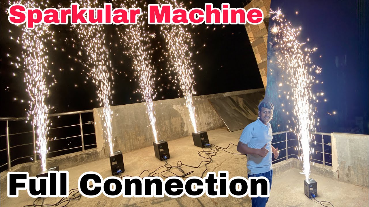 Sparkular Machine For Stage,Road Show,Wedding With Full Connection