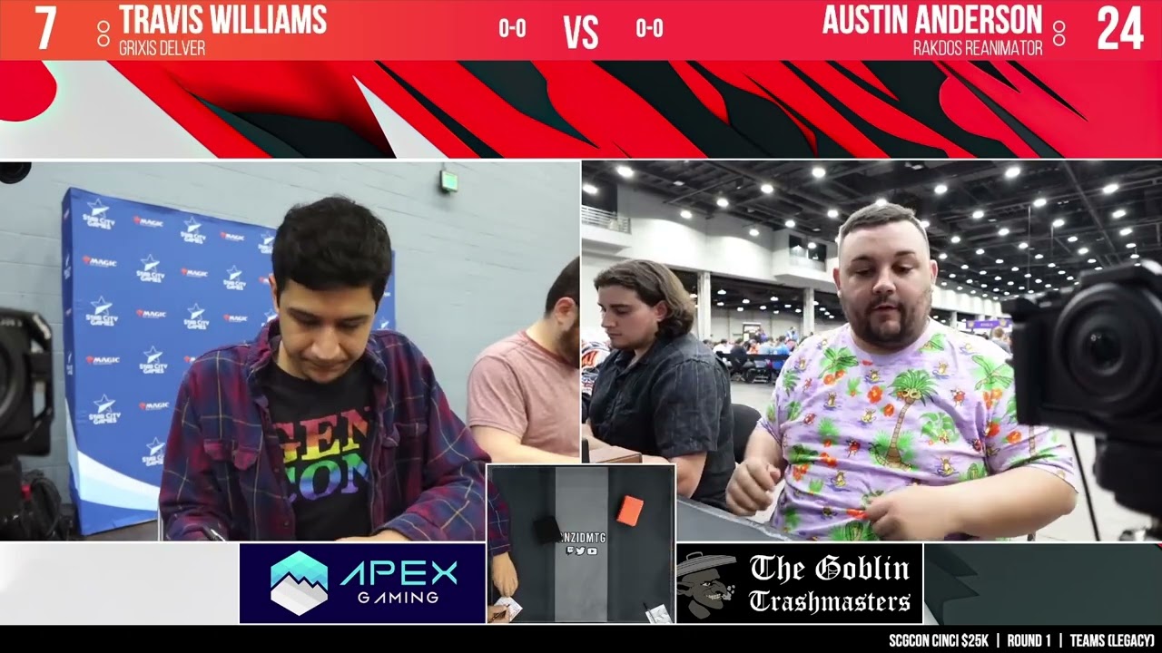 MTG Legacy | Grixis Delver vs Rakdos Reanimator | SCGCON Cincinnati Team Trios 25K | Round 1