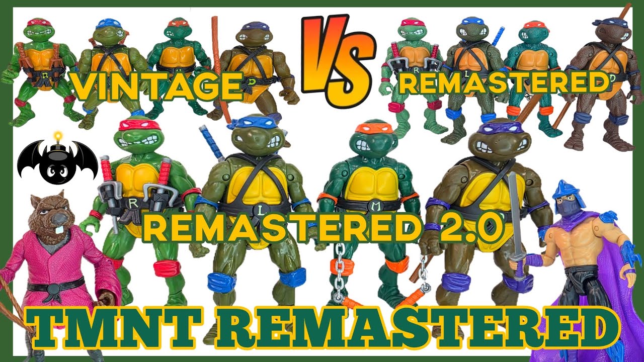 TMNT Remastered Box Set. Vintage VS. Remastered VS. Remastered 2.0 Comparison Review. 