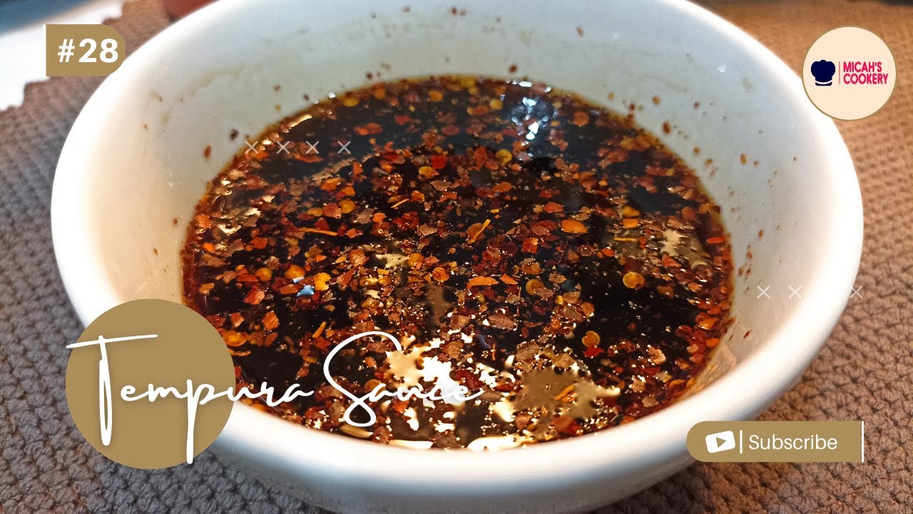 Only 3 Ingredients - Tempura Dipping Sauce | Tentsuyu | Recipe | Micah's Cookery