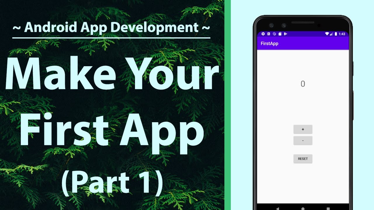 How to make your first app in Android Studio | Part 1 | Tally Counter
