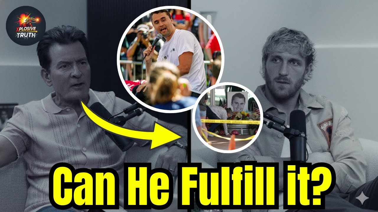 Charlie Sheen Makes one HUGE PROMISE to Charlie Kirk's Family on Logan Paul Podcast?!