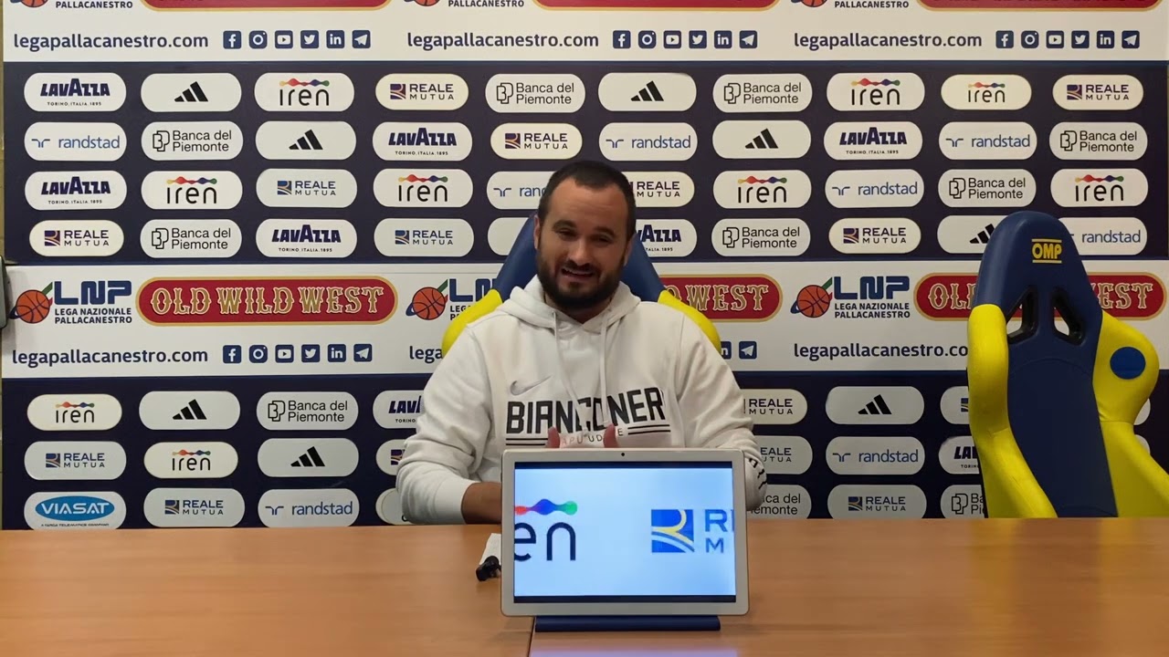 Reale Mutua Torino - Apu Old Wild West Udine: la conferenza stampa di coach Vertemati