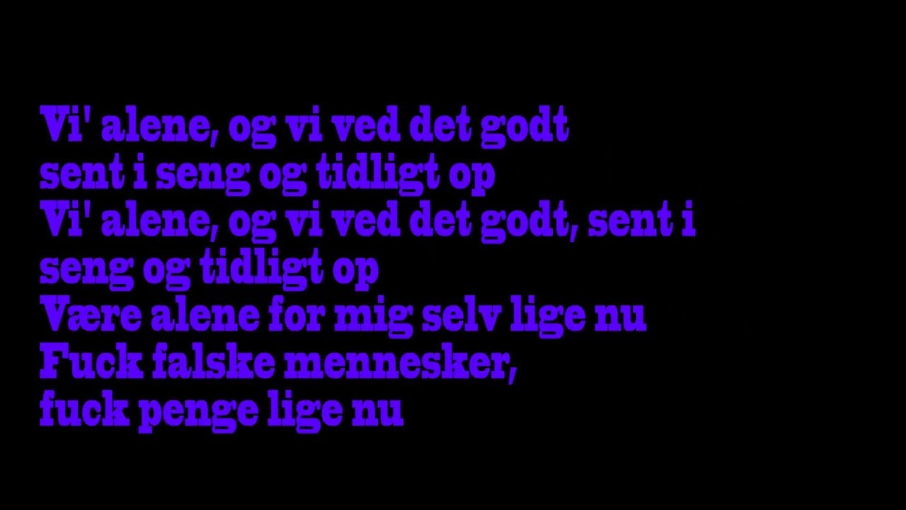 Gilli- Tidligt op Lyrics (1080 HD)