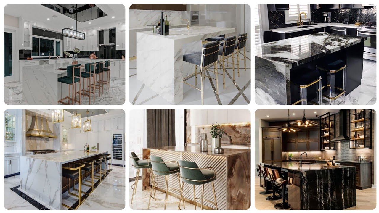 Top 100 Beautiful Marble Kitchens Tiles// Modern Modular Kitchens| New Tiles ideas🔥