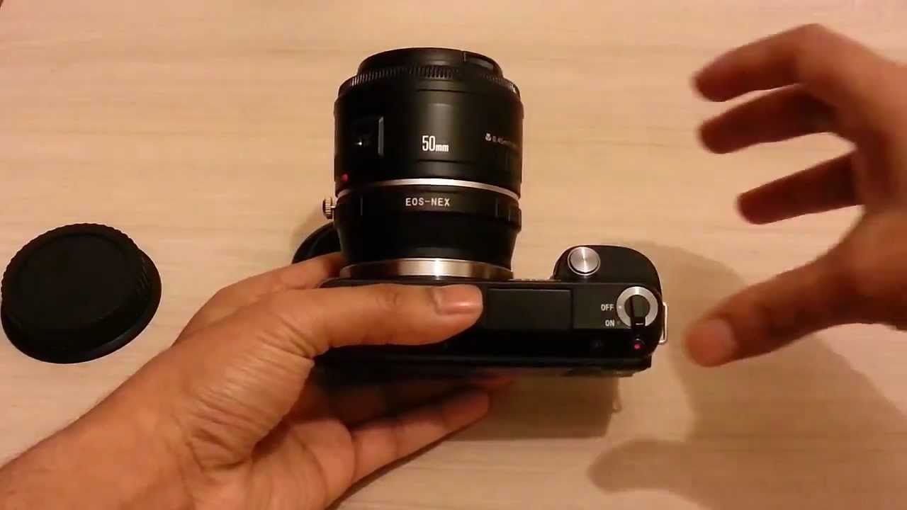 Canon EF 50mm 1.8 lens on a Sony NEX F3 Camera. Using manual focus and peaking