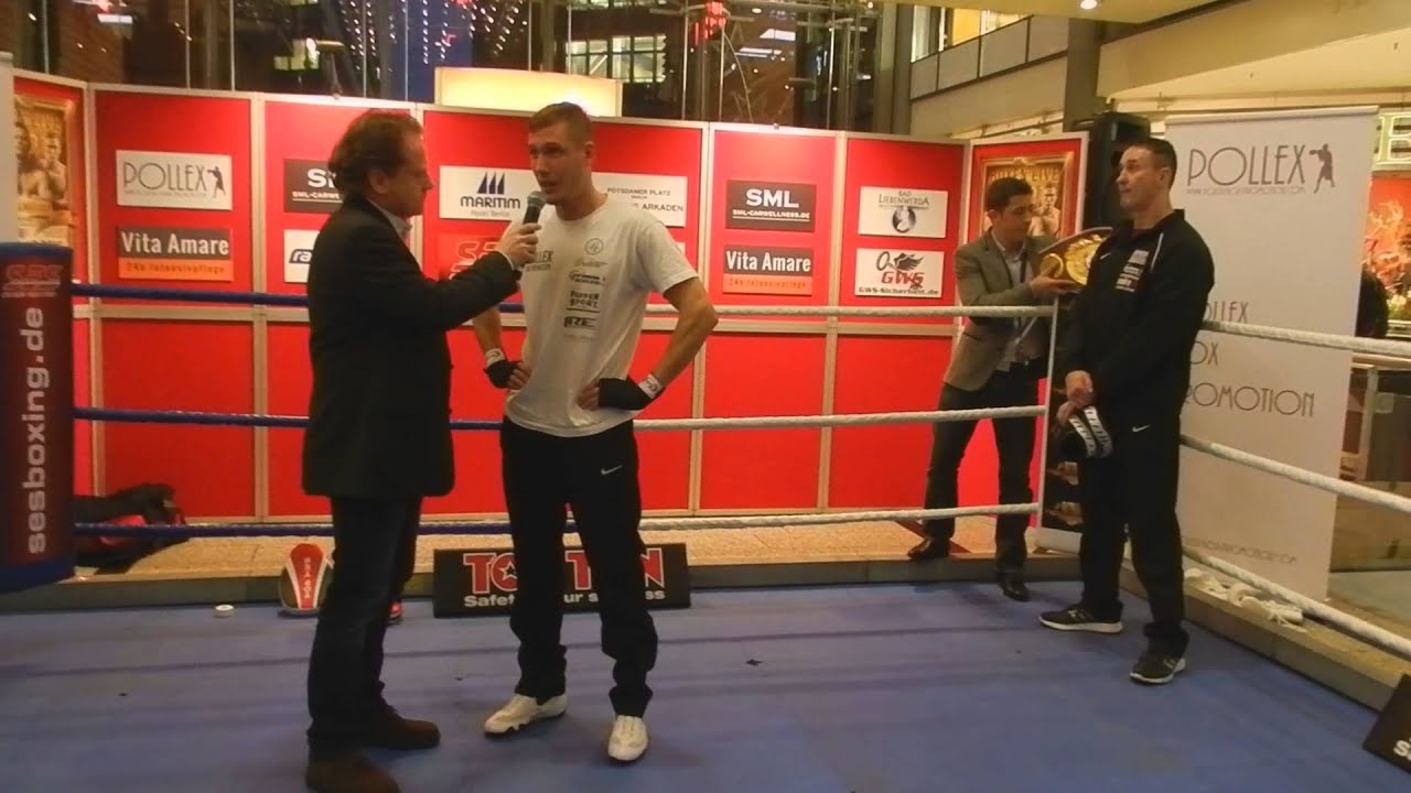 Jan Meiser WBO-Junioren-Weltmeister im Mittelgewicht