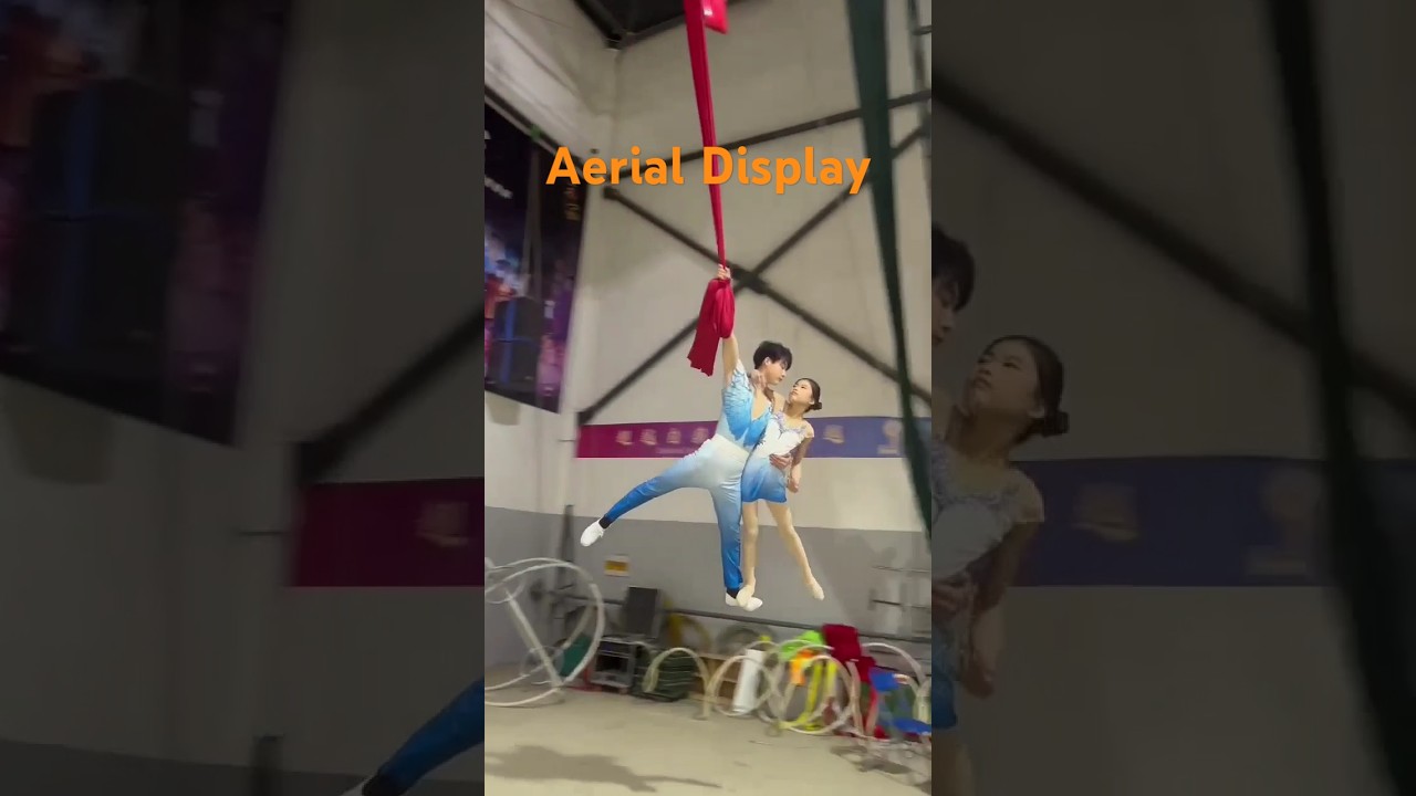 Chinese Dance in the Air #china #acrobatics #aerial