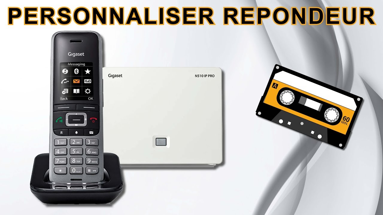 Personnaliser le répondeur du téléphone Siemens S650 IP