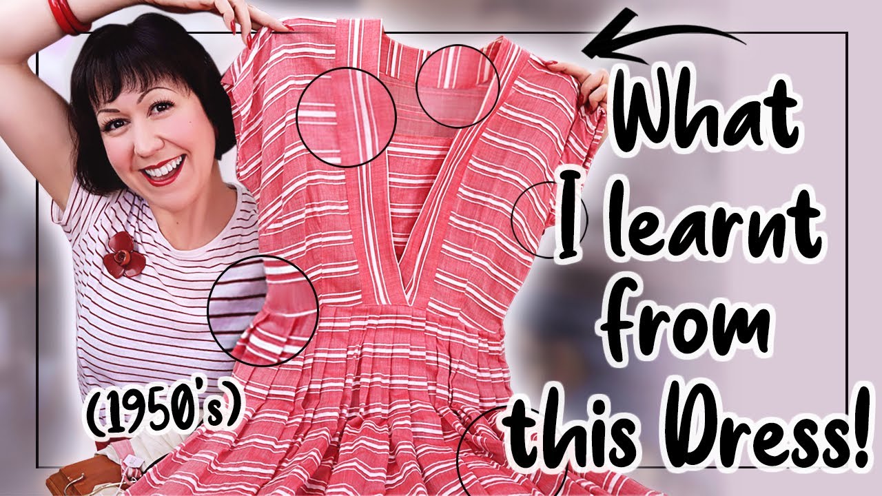 5 SEWING TECHNIQUES I LEARNT FROM LOOKING INSIDE VINTAGE CLOTHING! (AKA Garment Archaeology!)